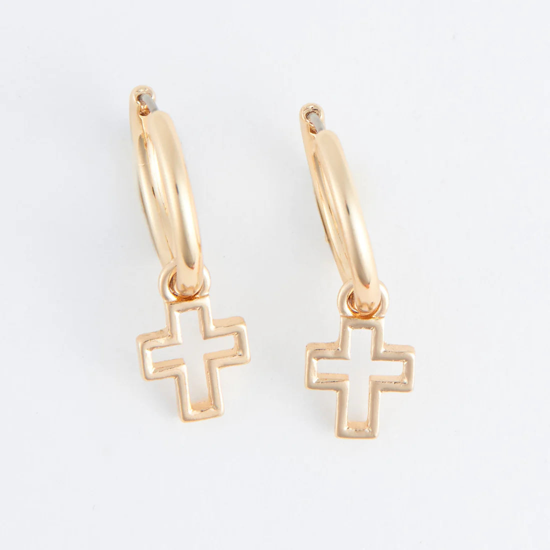 Jewelry-Earrings-Hoop-Cross-Open