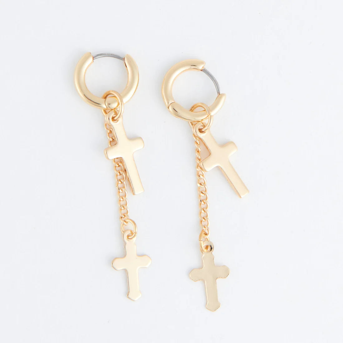 Jewelry-Earrings-Hoop-Crosses-Chain-Gold