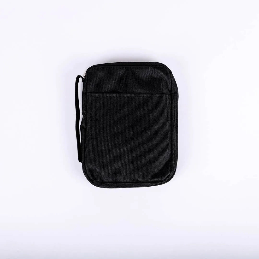 Bible Case-MD-Black Canvas-Plain