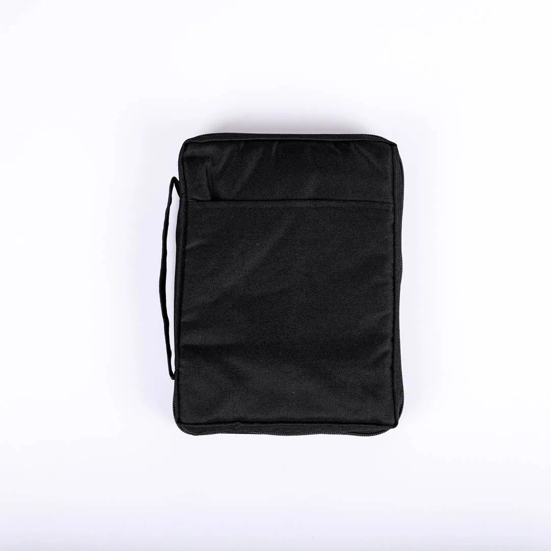 Bible Case-LG-Black Canvas-Plain