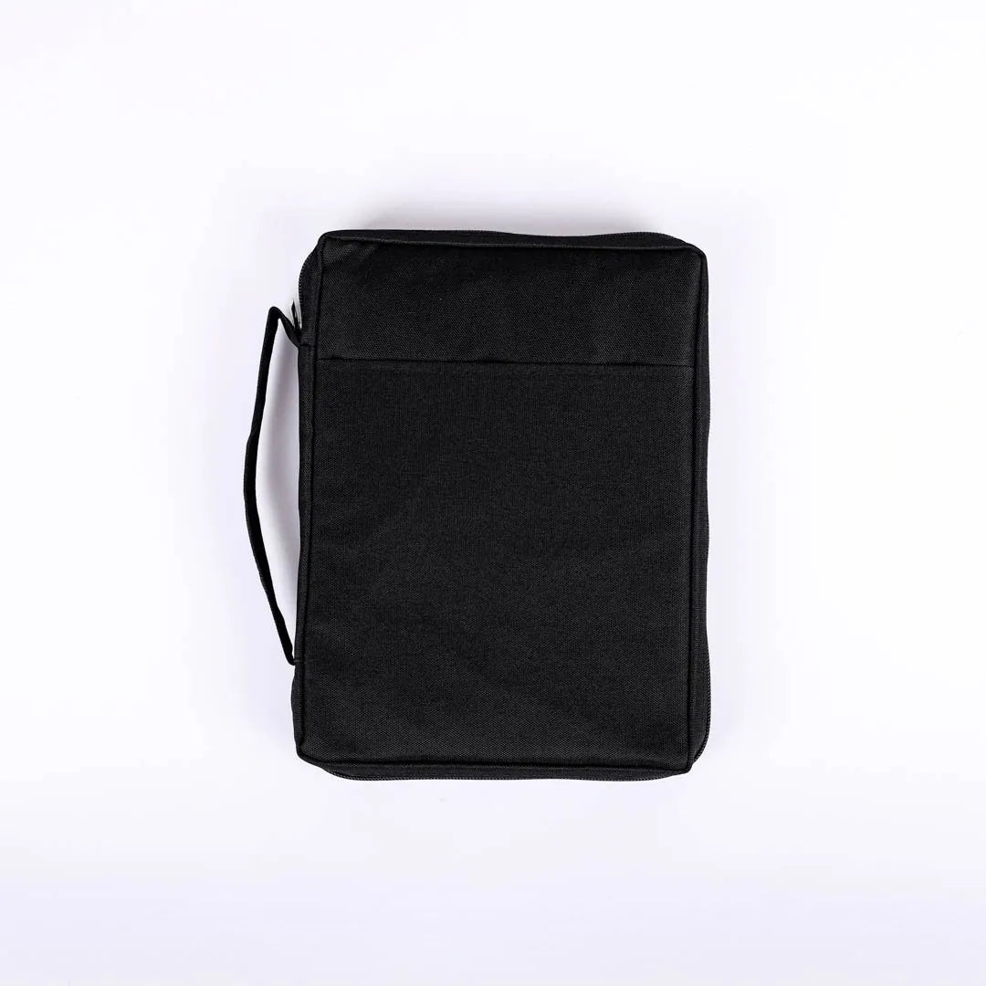 Bible Case-XL-Black Canvas-Plain