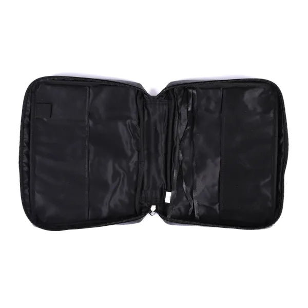 Bible Cover-XL-Black-Imitation Leather Cross