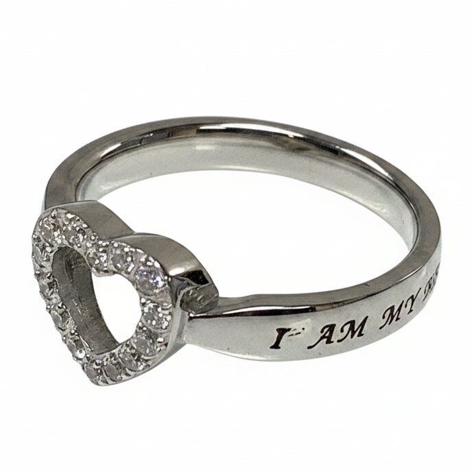 Ring-Sng 6:3-CZ Open Heart-Beloved