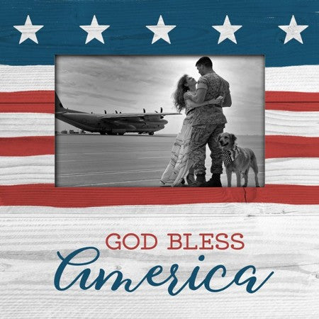 Frame/Flag/God Bless America