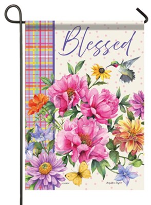 Garden Flag-Blessed Floral Flag-Small