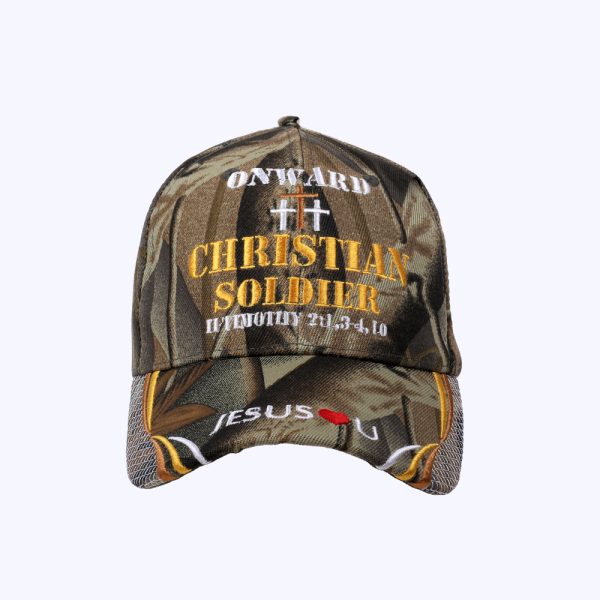 Cap-Onward Christian Soldier-Camo