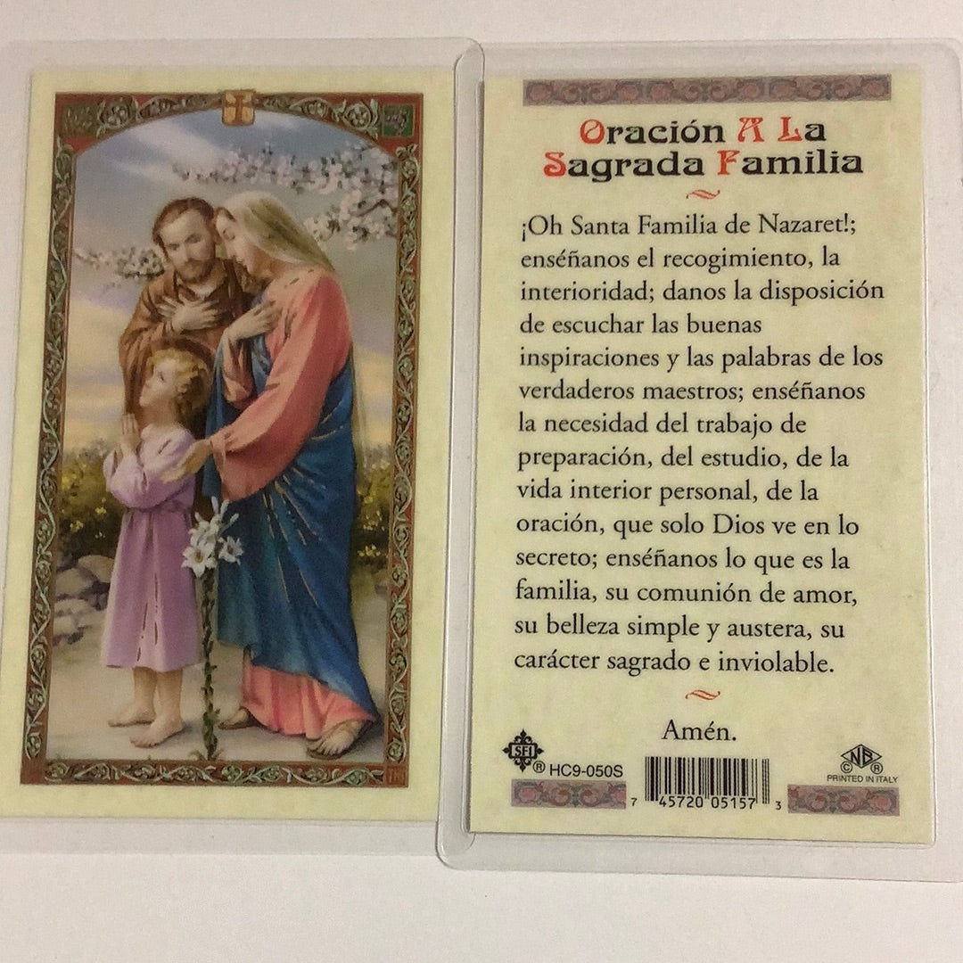BM-laminated-Oracion Saglada Familia-HC9-050S