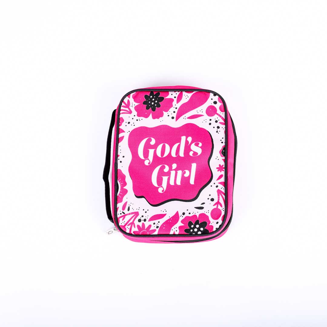 Bible Cover-God's Girl-Pink-L