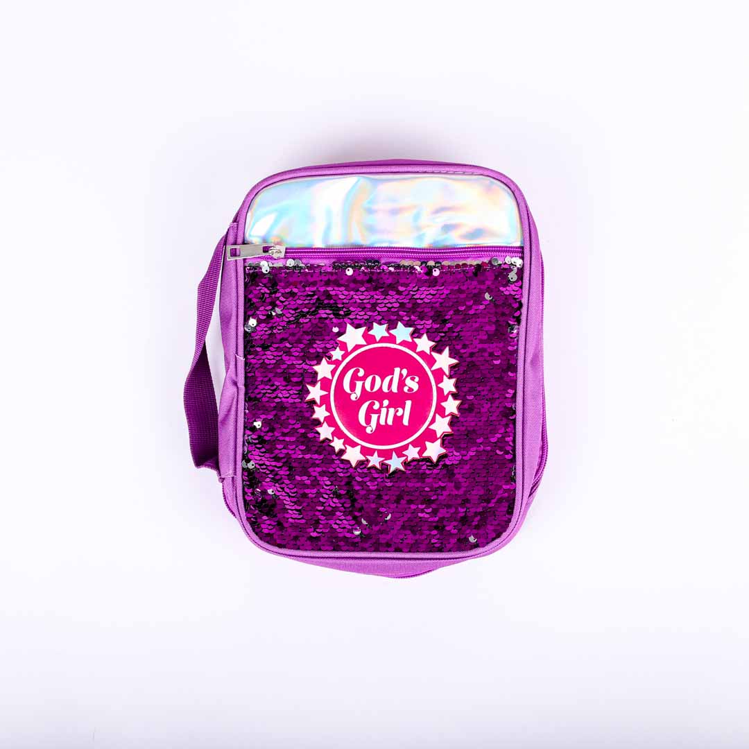 Bible Case-Gods Girl-Sequin-M