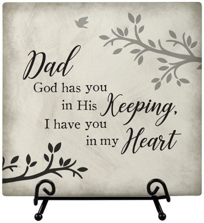 Plaque/Easel/Dad/Comfort