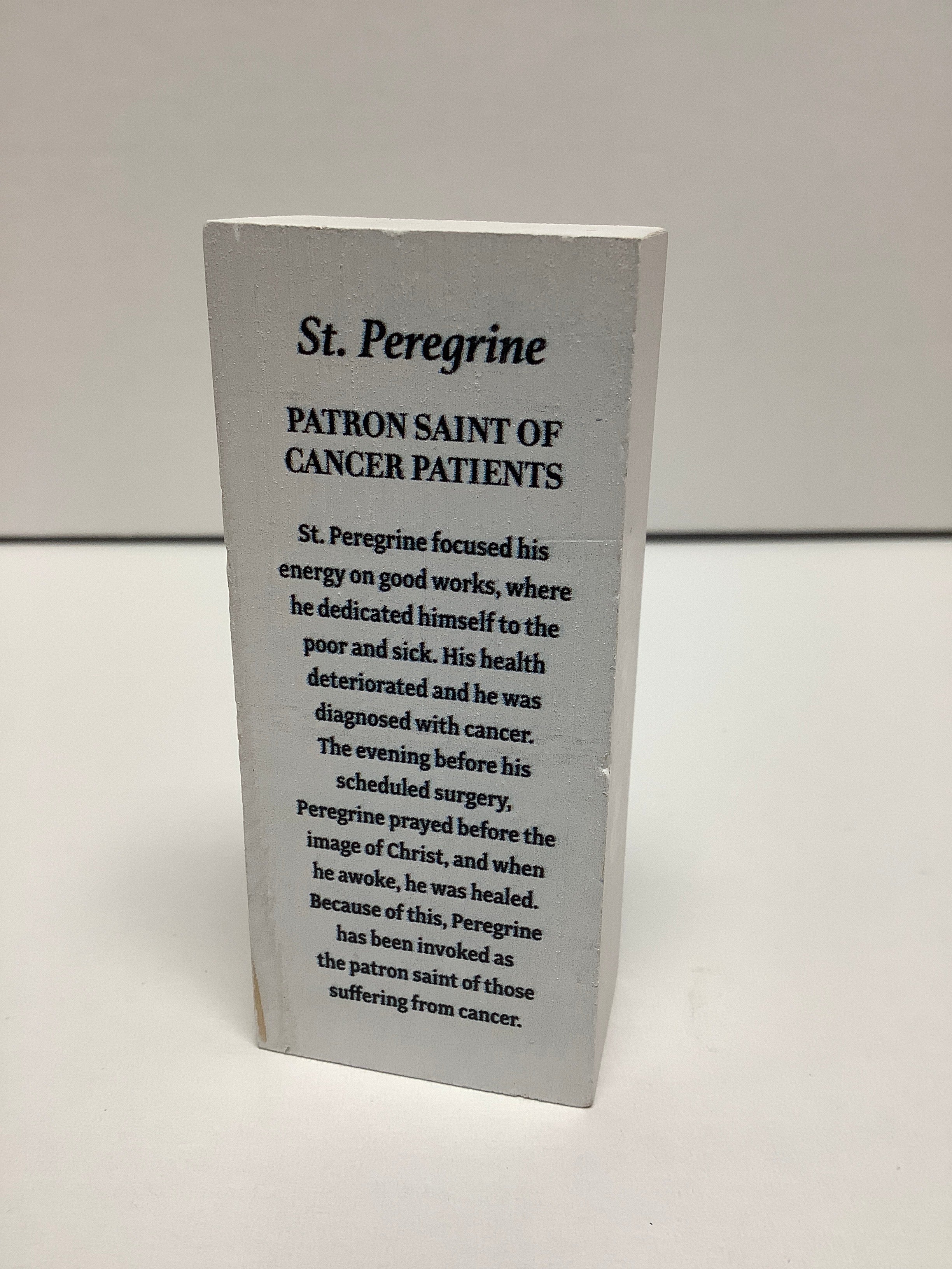 Block/St. Peregrine/ER79767/3.5x1"