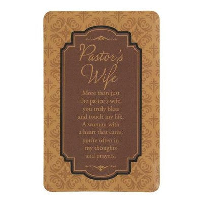 Pocket Card/Pastor's Wife
