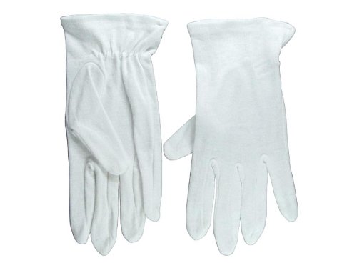 Gloves/S/White Plain/50400