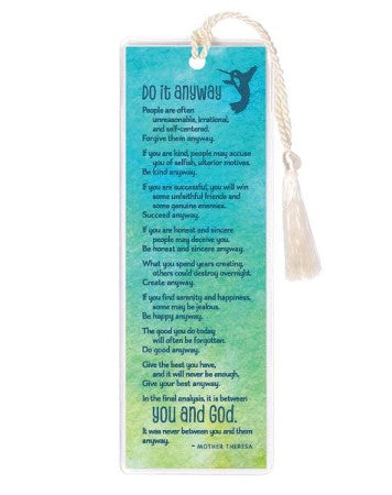 Bookmark-Do It Anyway-Mother Theresa