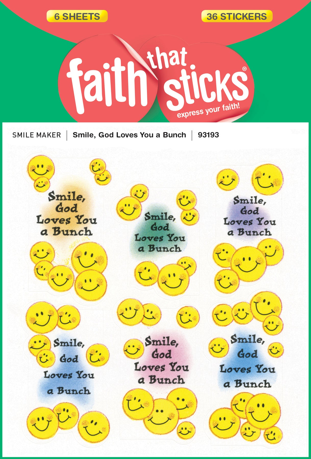Stickers/Smile, God Loves You A Bunch