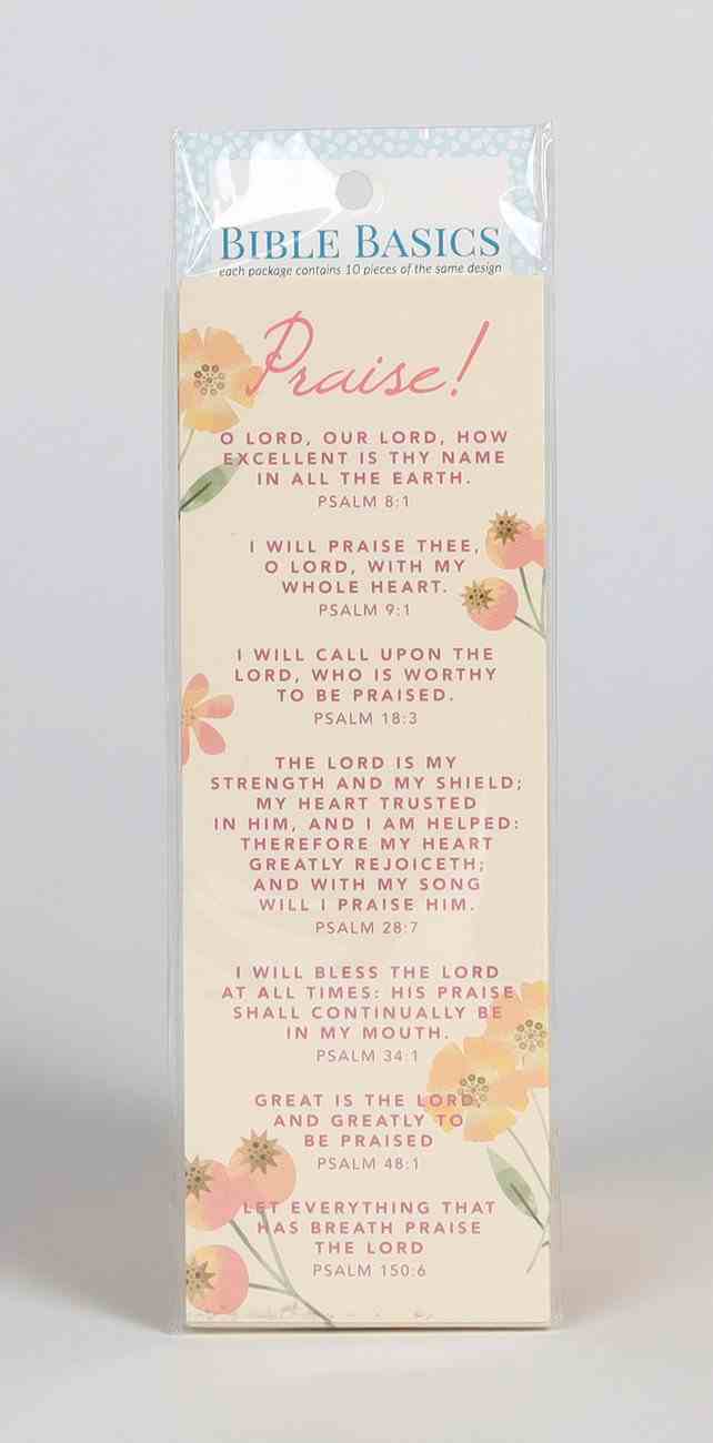 Bookmarks/Praise/Pk10