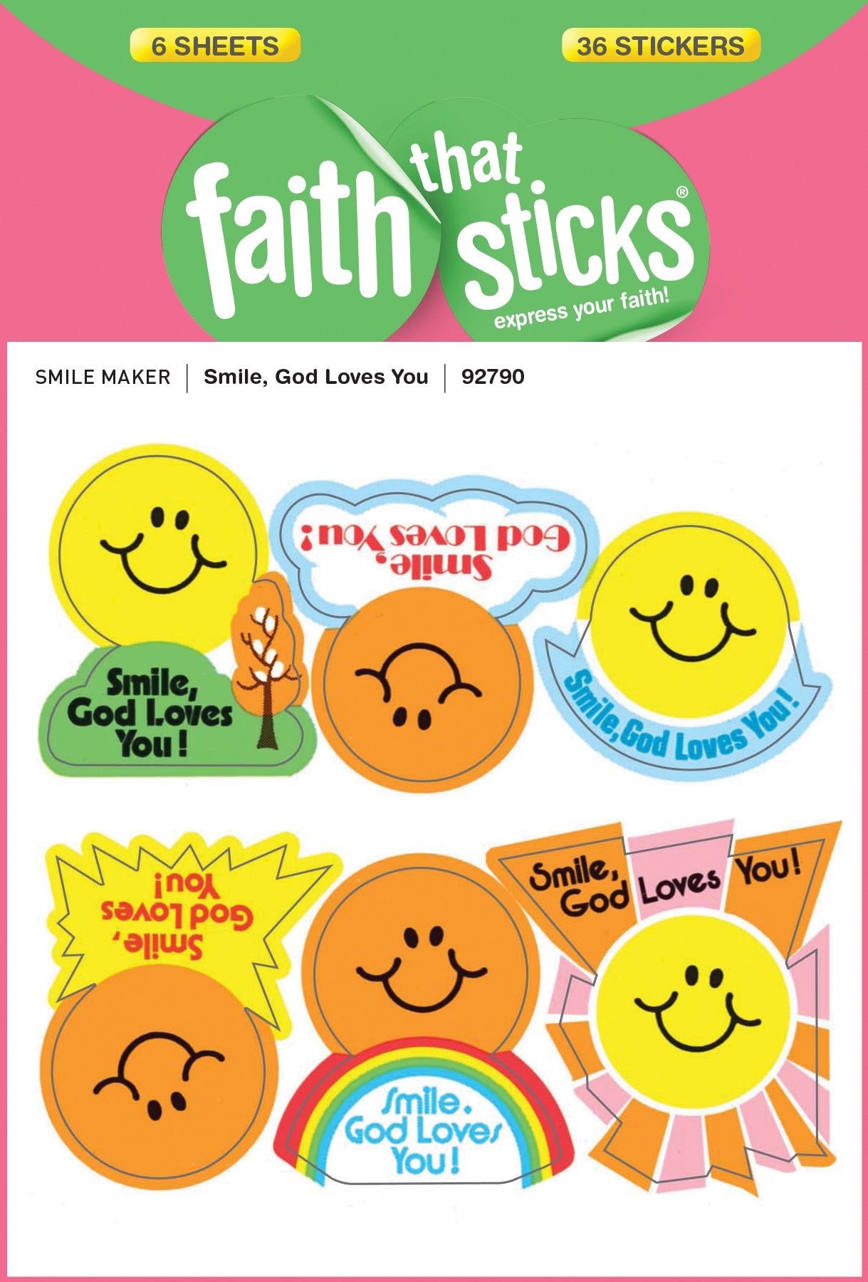 Stickers/Smile God Loves You