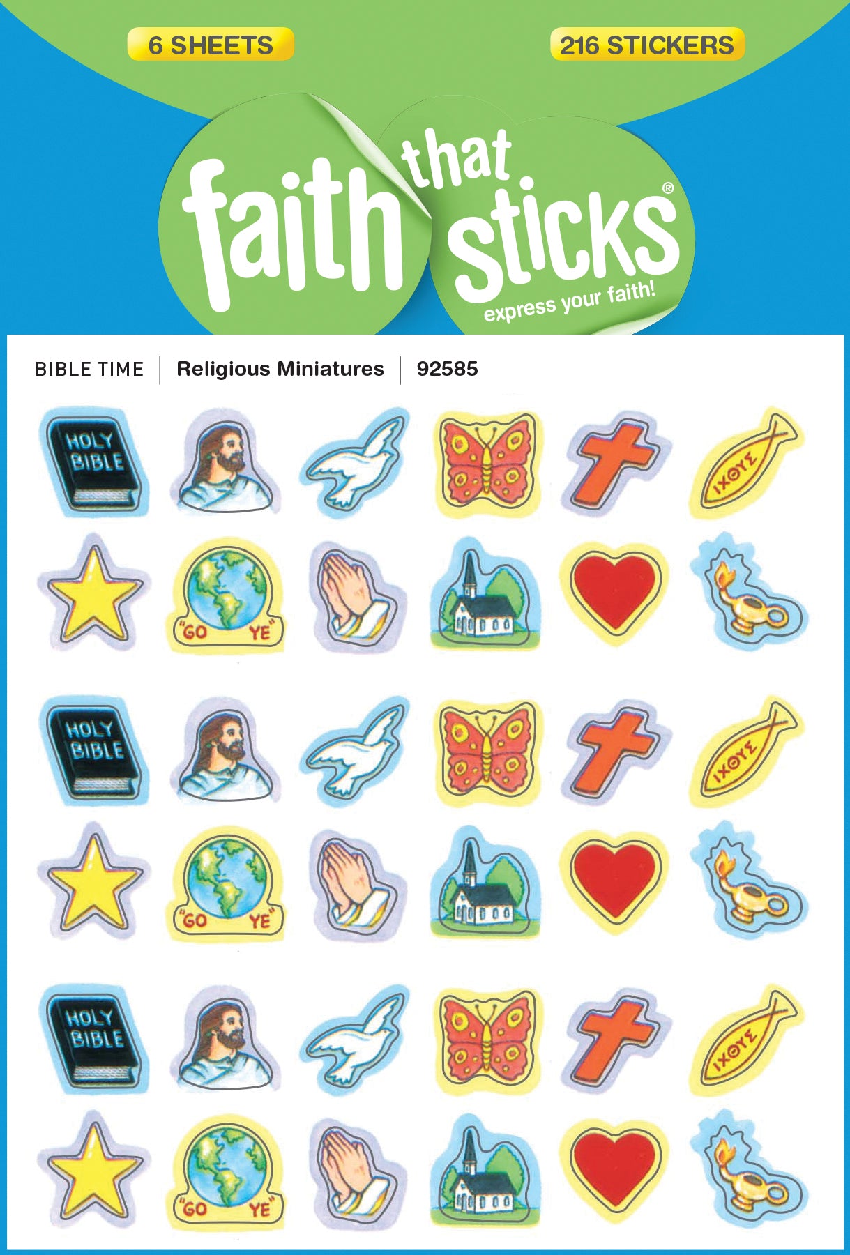 Stickers/Religious Minatures