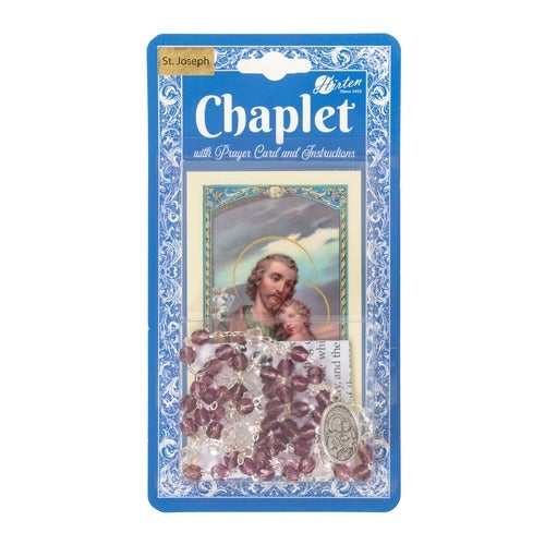 Chaplet/St Joseph/Prayer Card