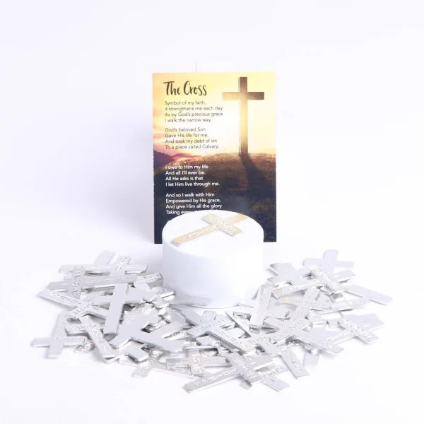 Pocket Reminder-Cross-Silver-I Can Do All Things
