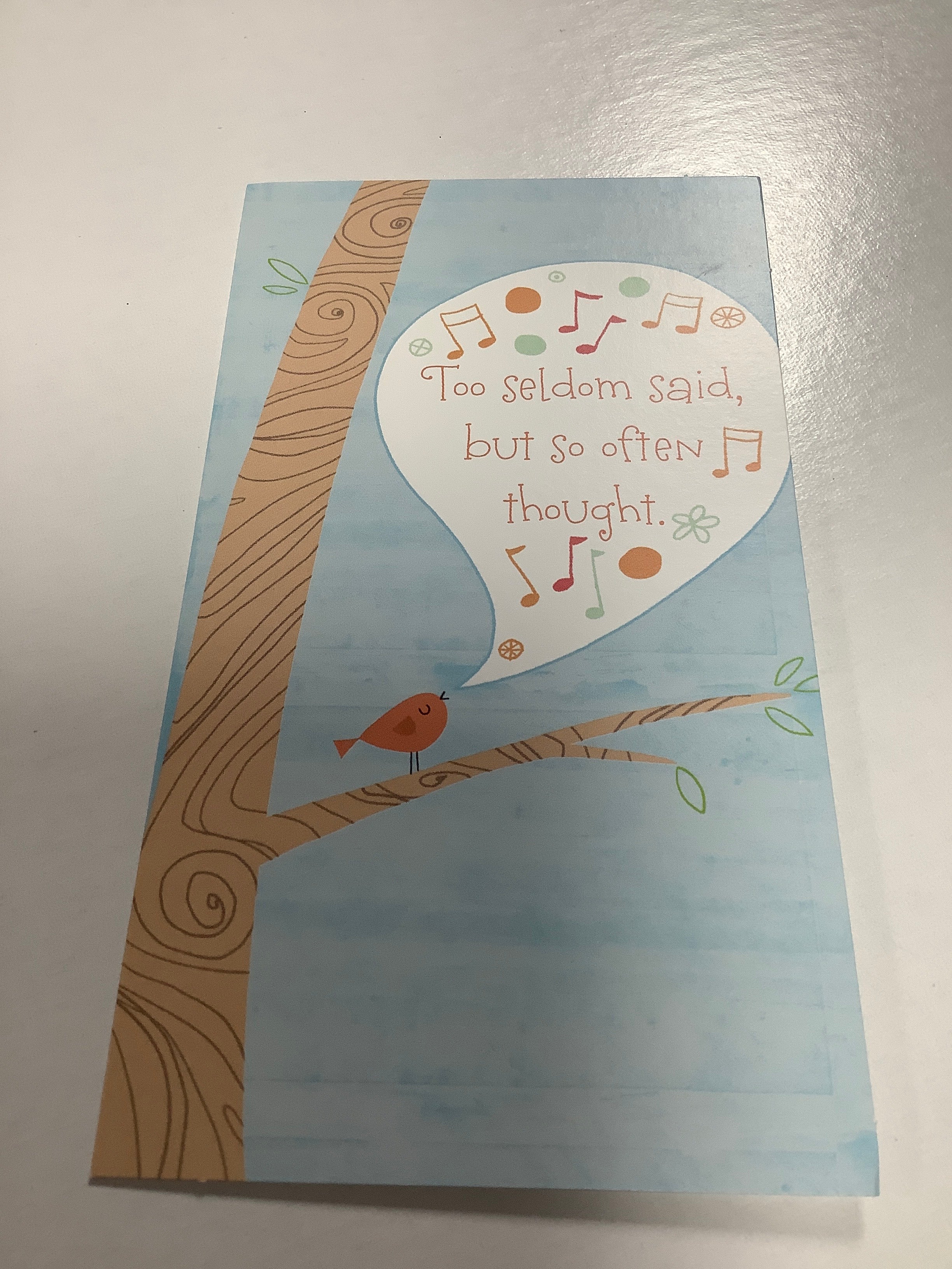 Card/Too seldom said, but so often thought-74697-(LI47)