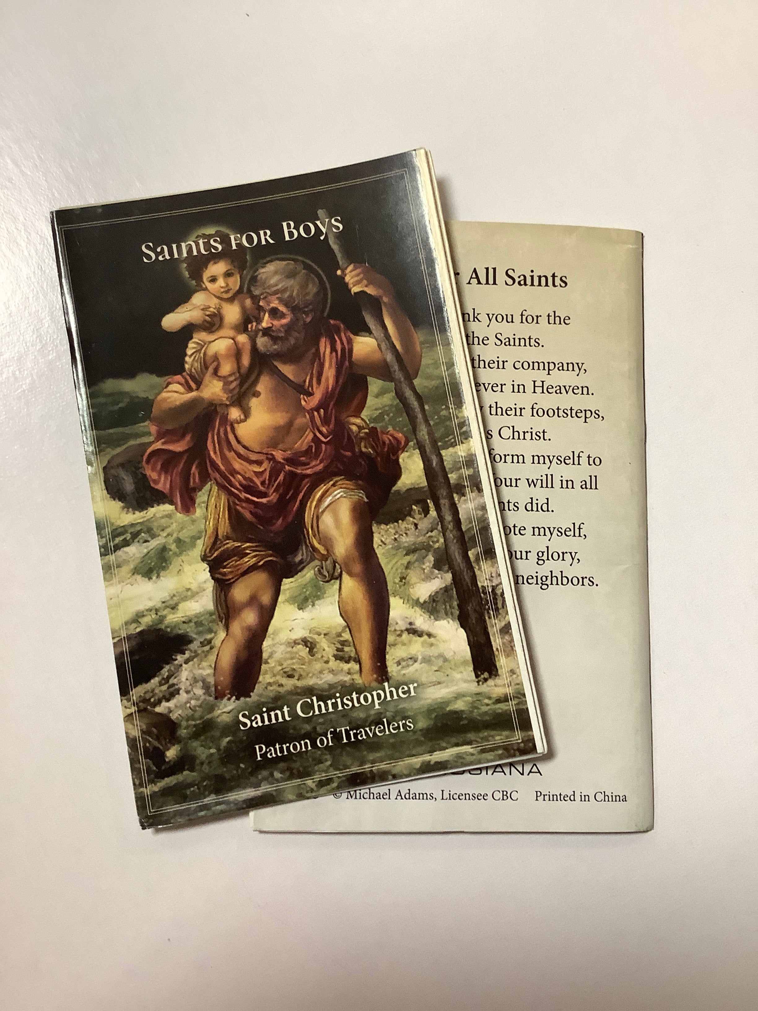 Pamphlet/Catholic/Saints For Boys