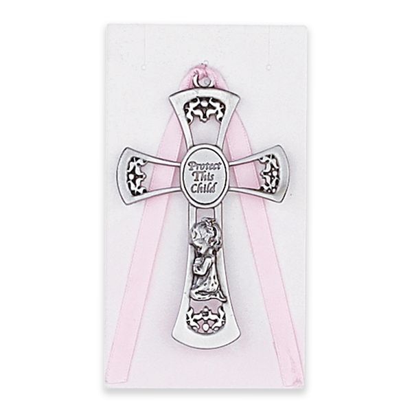 Cross/Crib/Pink/Protect This