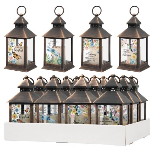 Lantern-LED-11"-Eternal Garden-Asstd