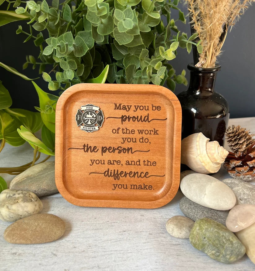 Trinket Dish-Fire Fighter