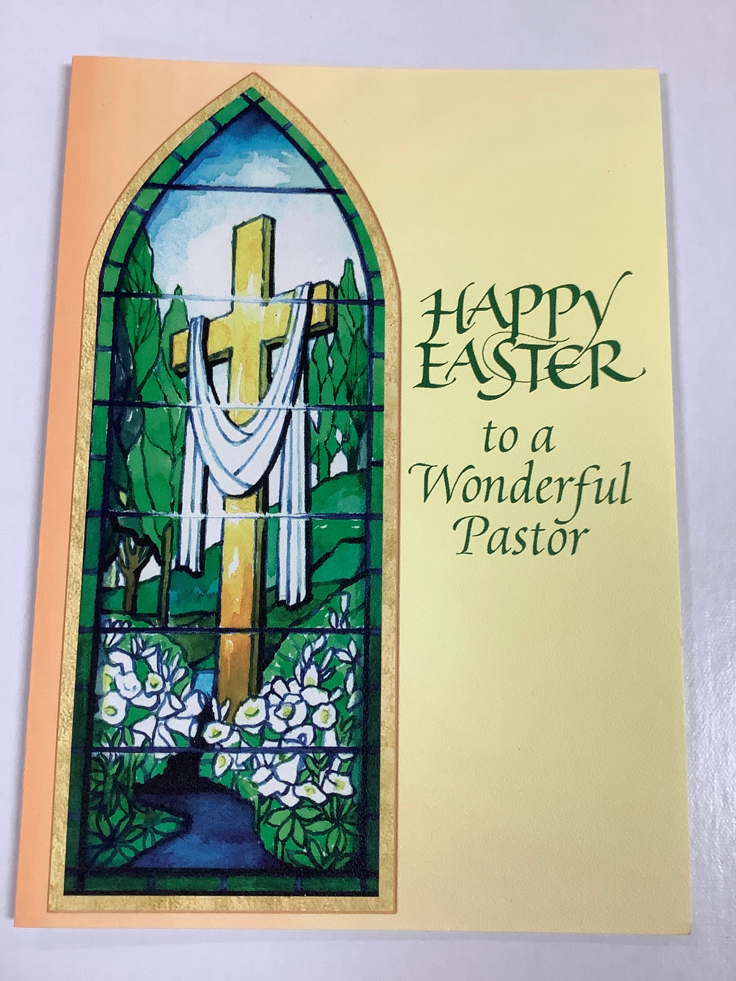 Card/Happy Easter/Pastor
