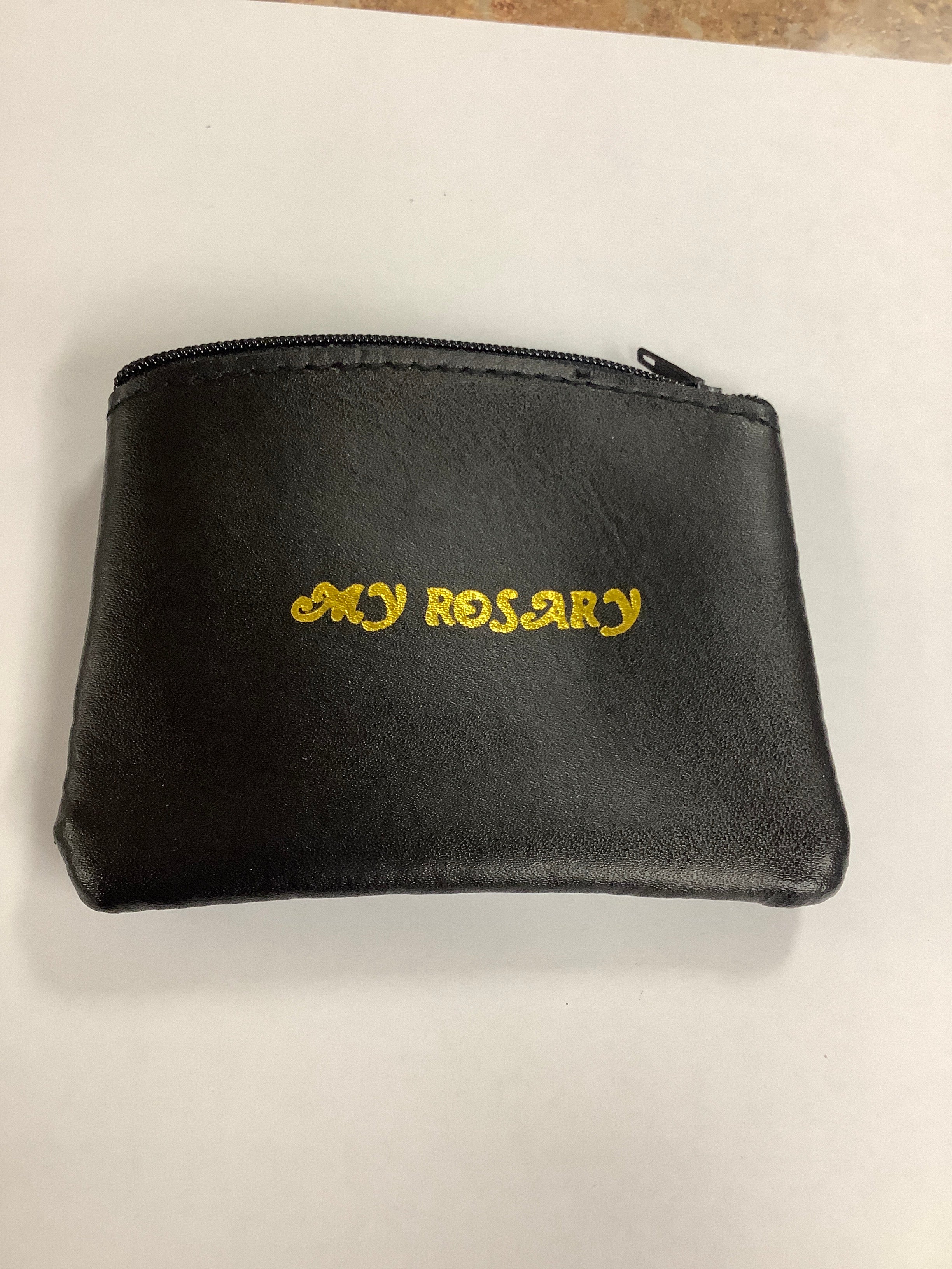 Rosary Case-BLK-Leather-My Rosary