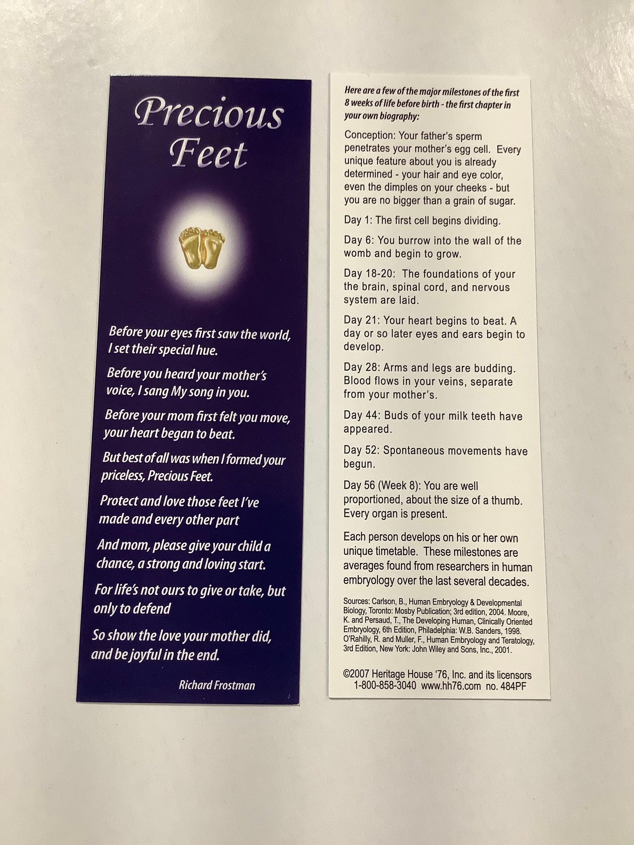 Bookmark/Prec Feet/484PF