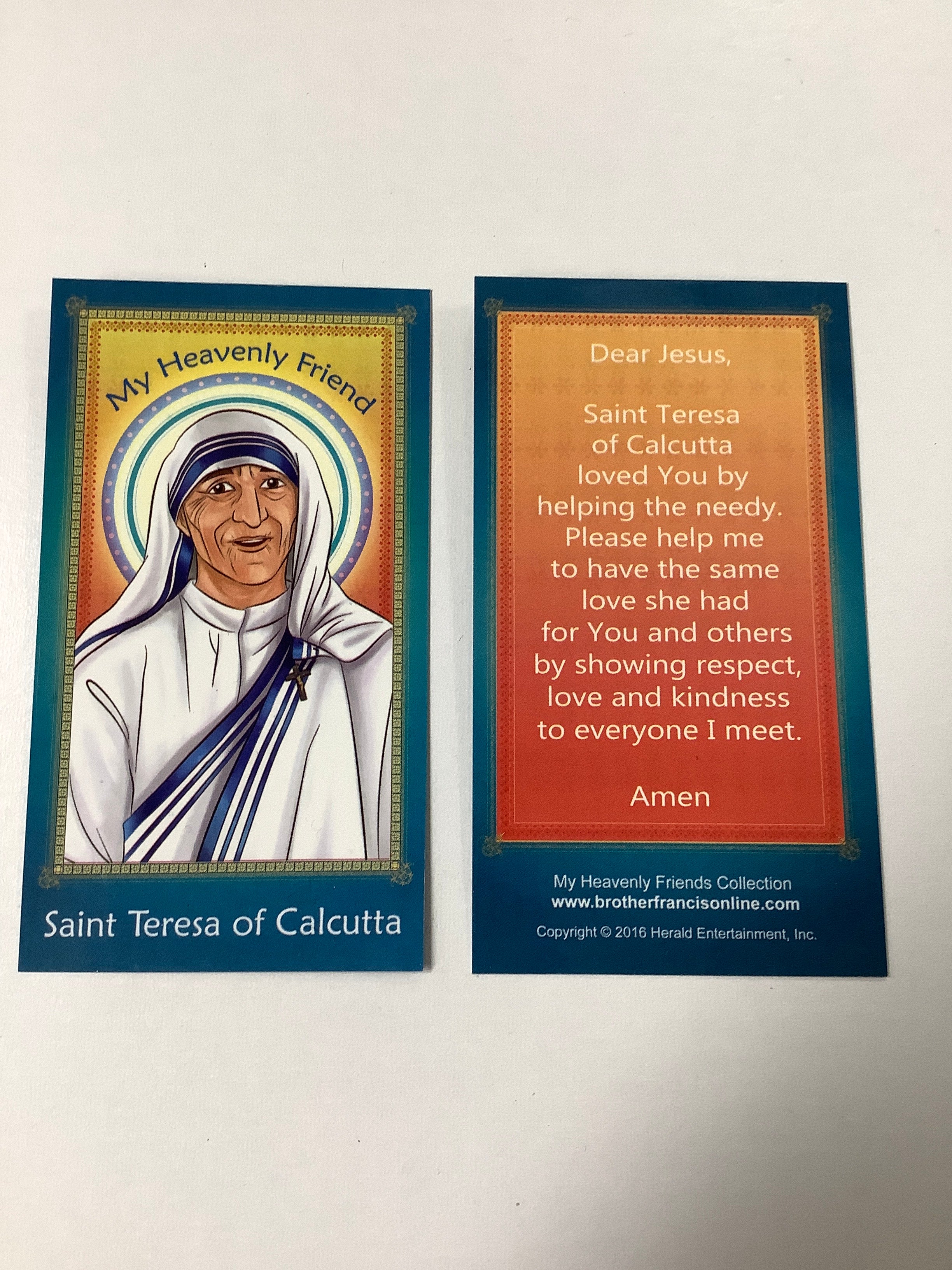 Prayer Card/My Heavenly Friend