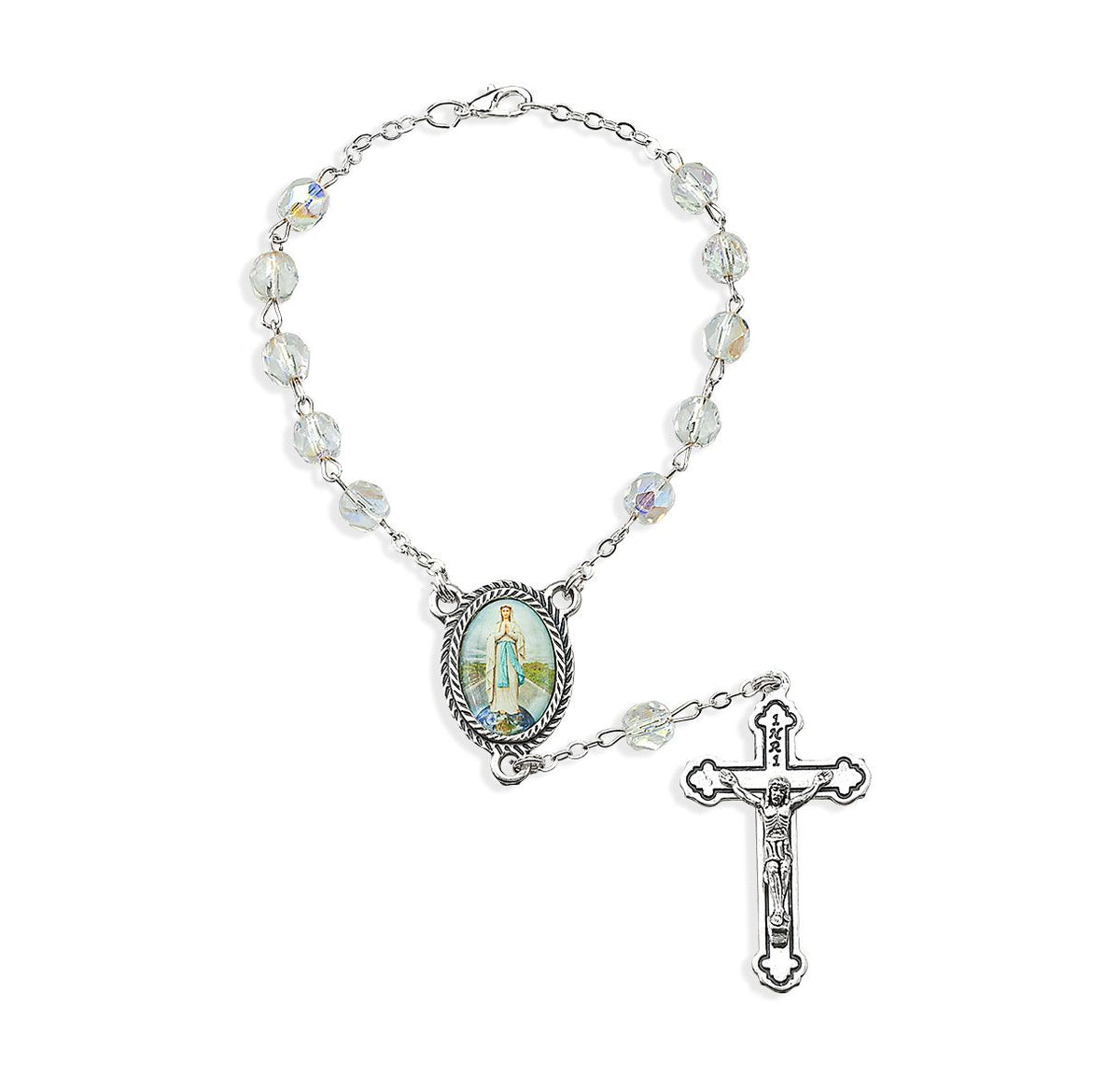 Auto Rosary-Crystal-Our Lady Of Highway