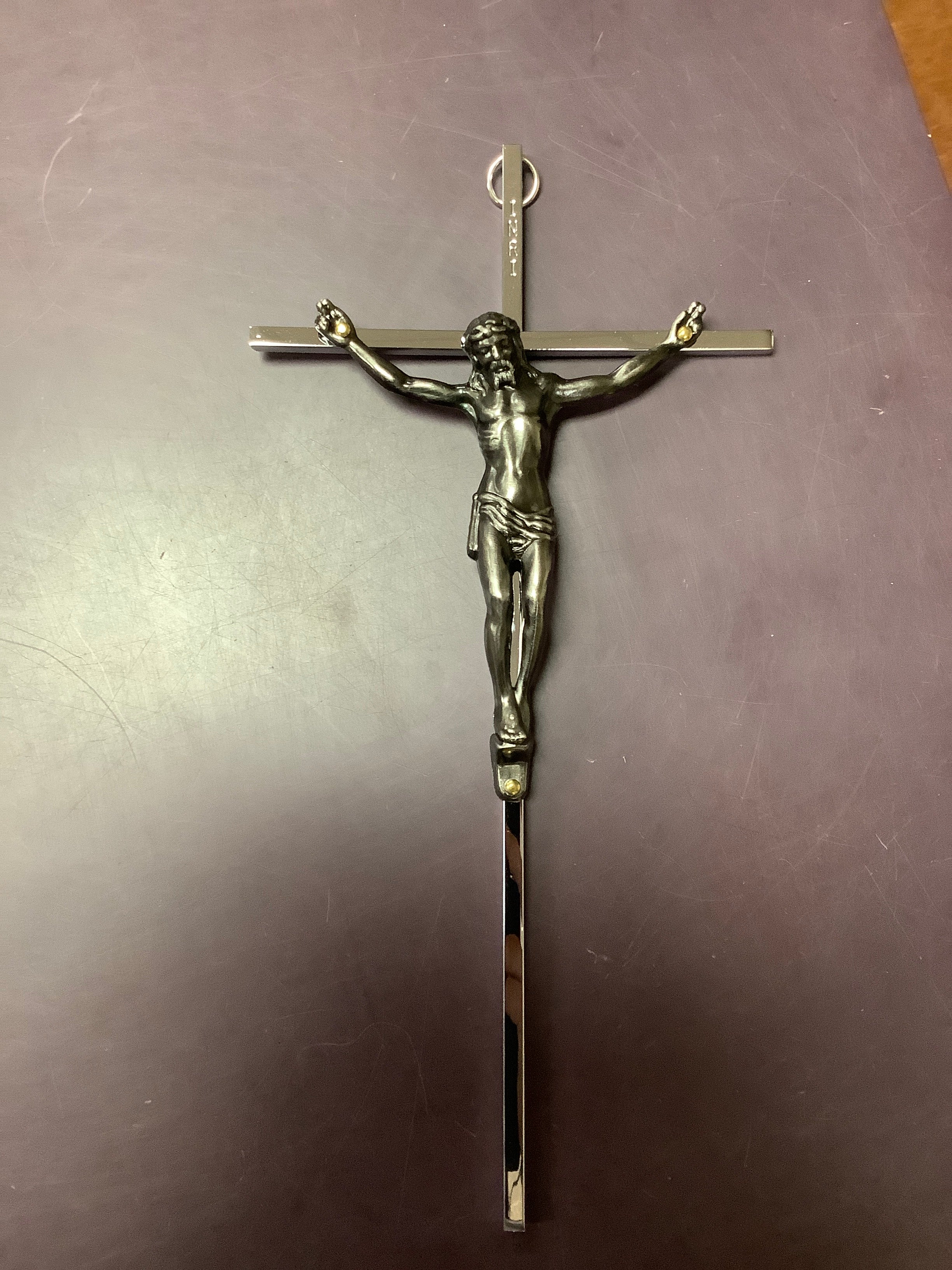 Crucifix/10"/Silver
