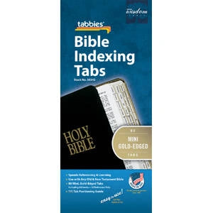 Bible Tabs/MiniGold Edged/58342