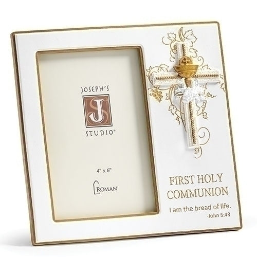 Frame-Portrait-First Communion-Jhn 6:48