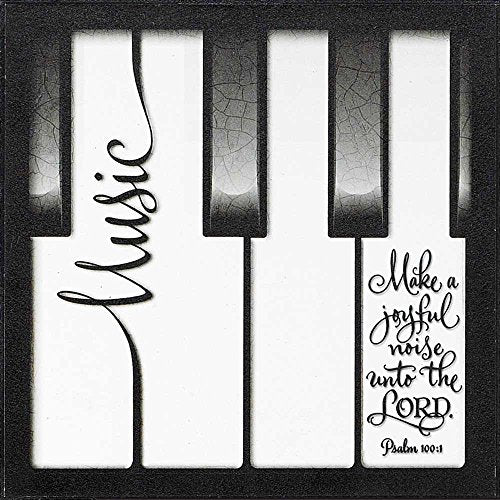 Plaque-Music Keyboard-Make a Joyful