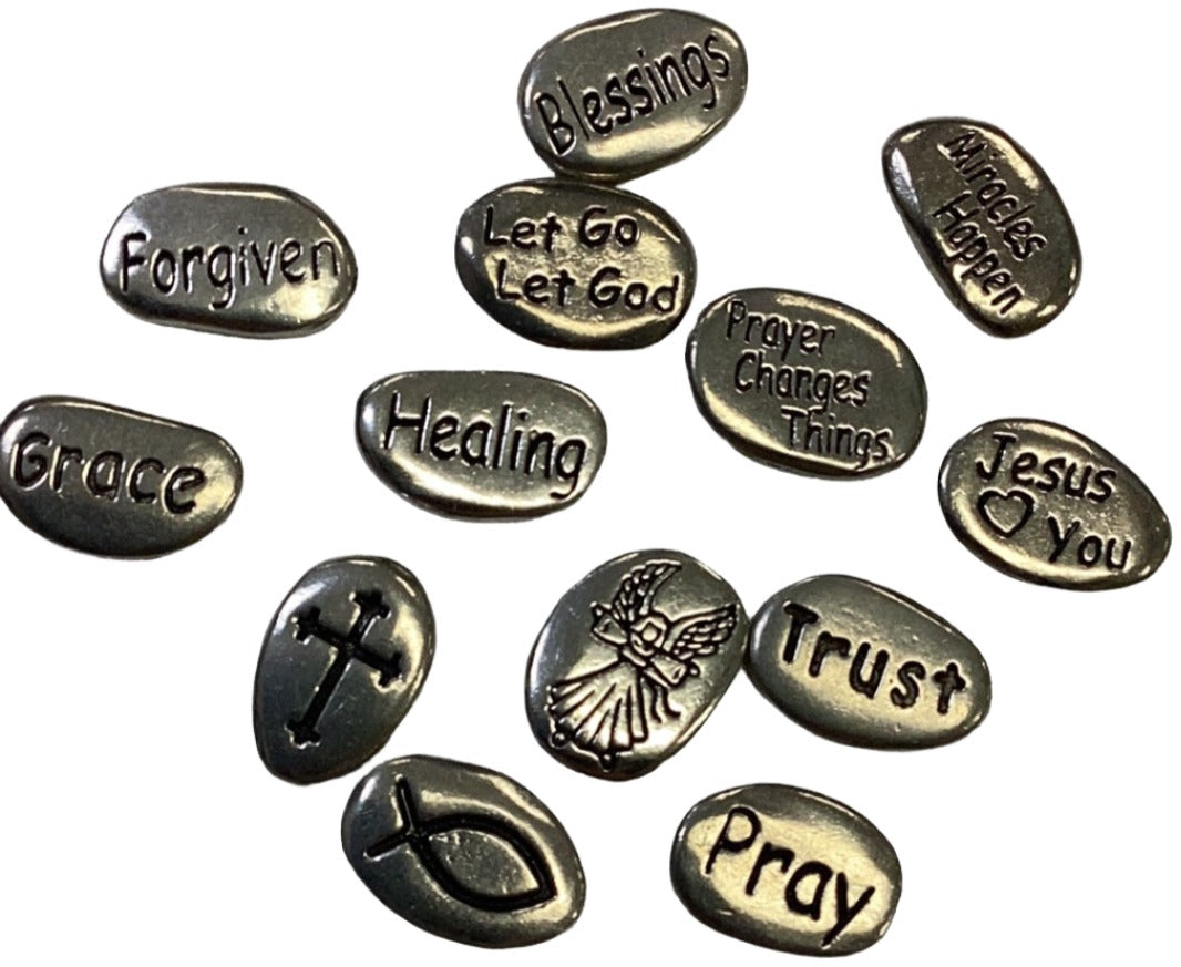 Pocket Reminder-Small-Silver Stones