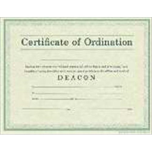 Certificate/Ordination/Dea/B104