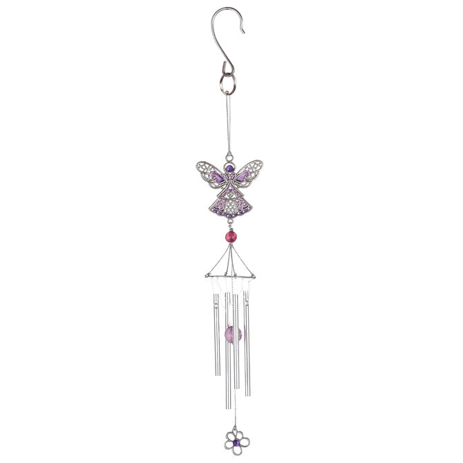 Windchime-20"-Angel-Crystal Bead