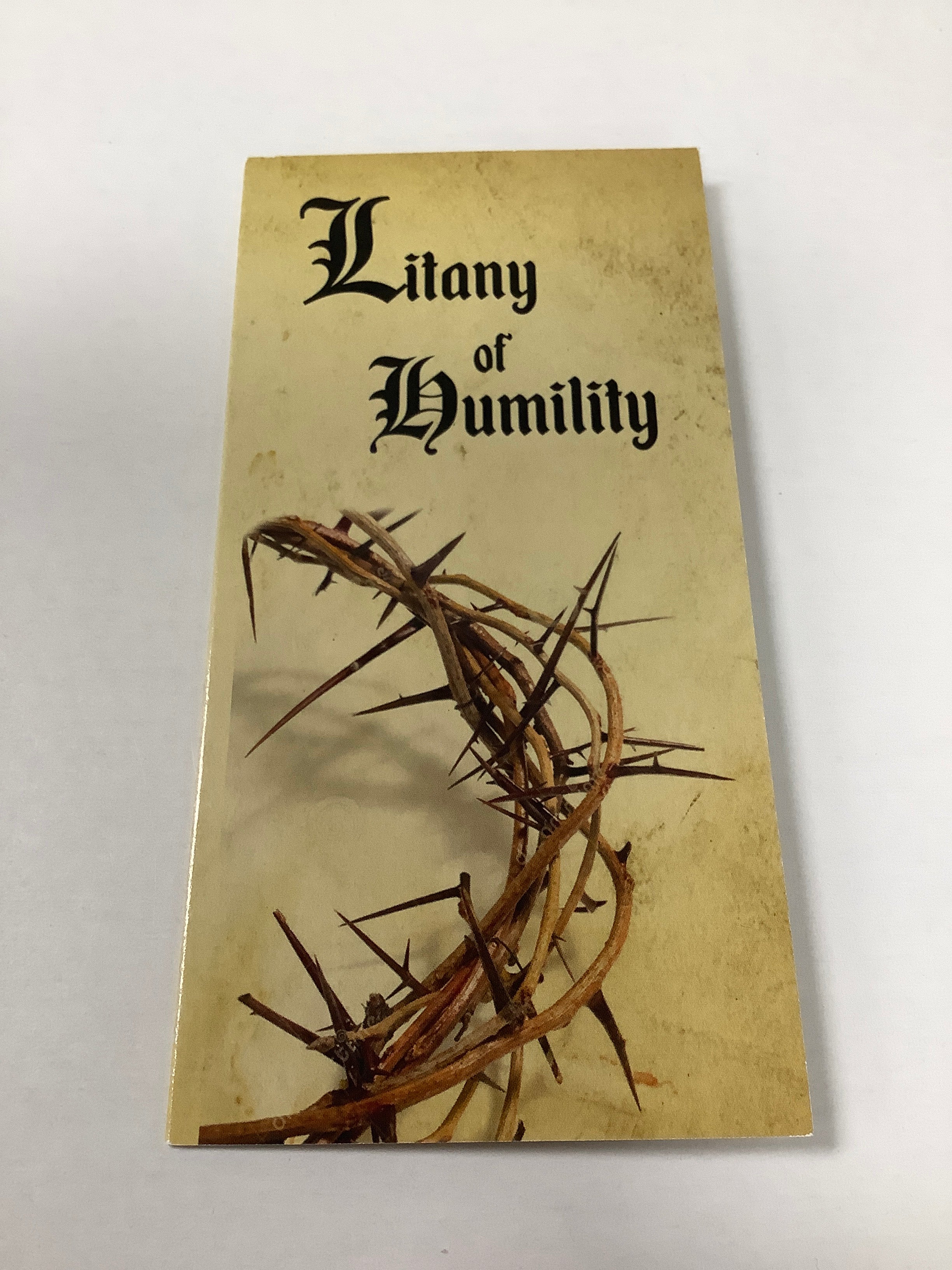 Prayer Card/Litany of Humility-3x6 Folded