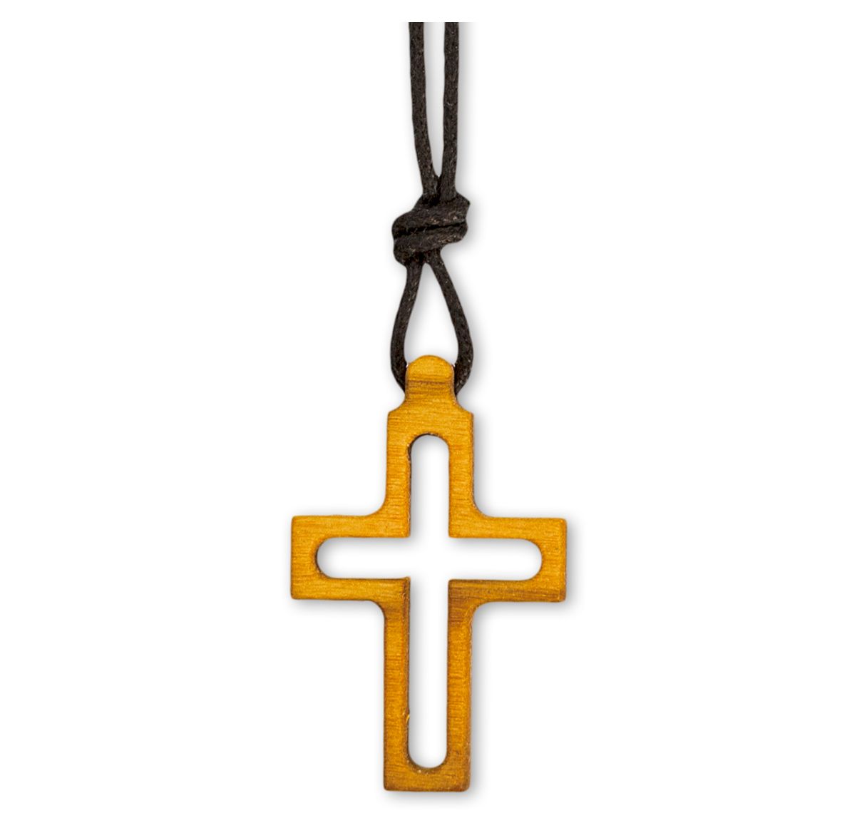 Necklace/1"OliveWoodCross