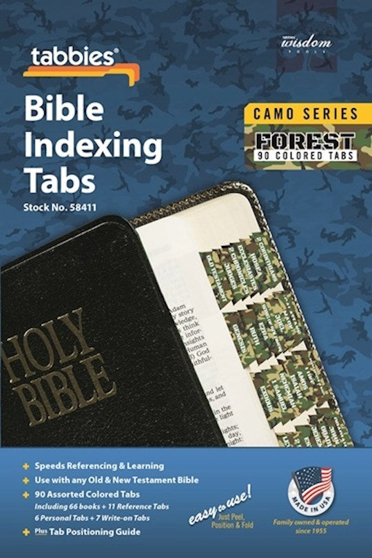 Bible Tabs/Camo/Forest