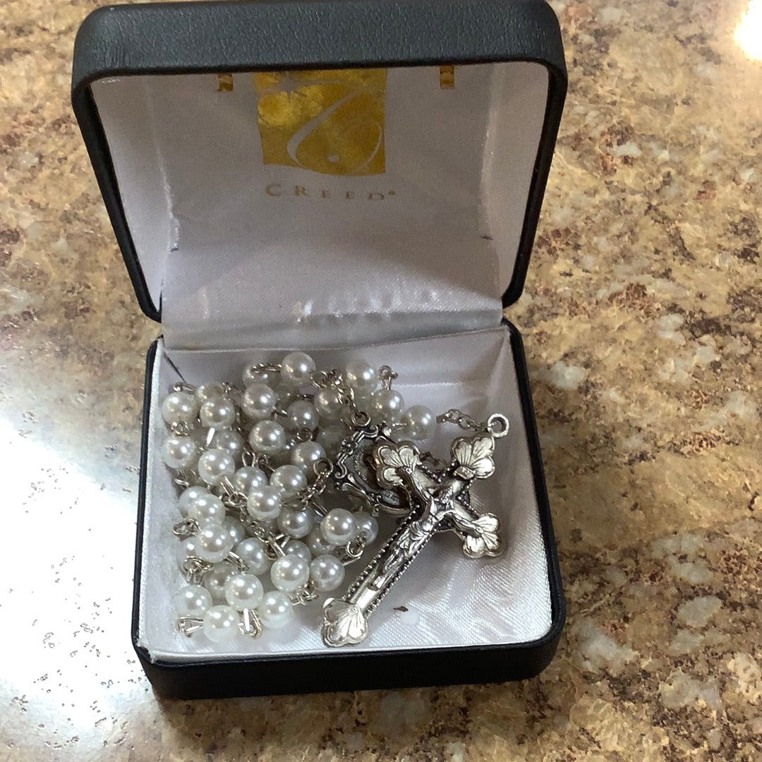 Rosary/6mm Mother of Pearl