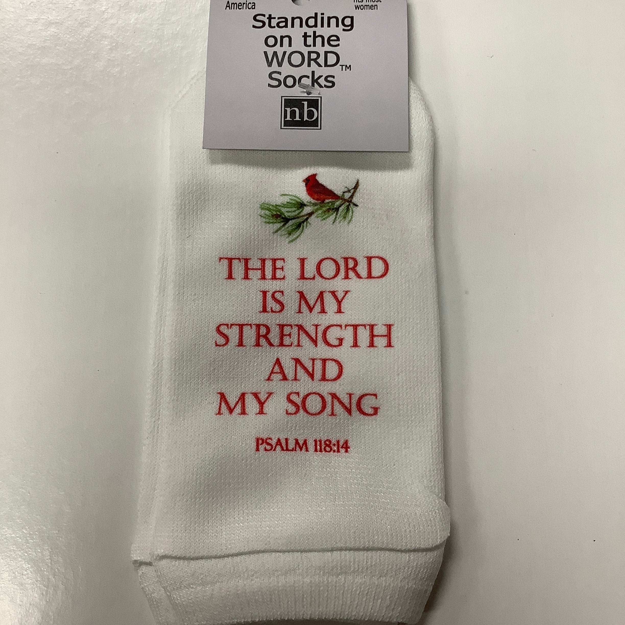 Socks-Psa 118:14-The Lord Is My Strength