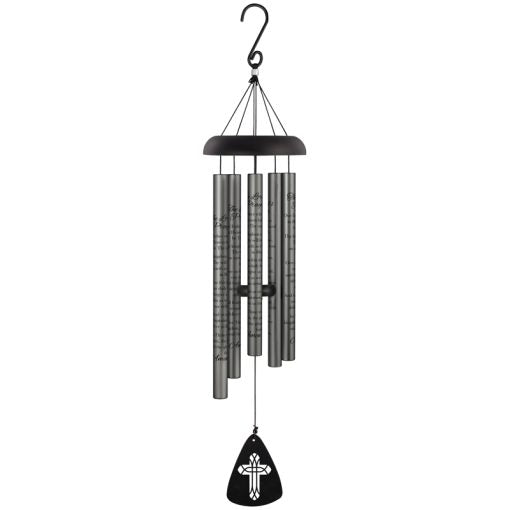 Windchime-Lord's Prayer-Charcoal-30"