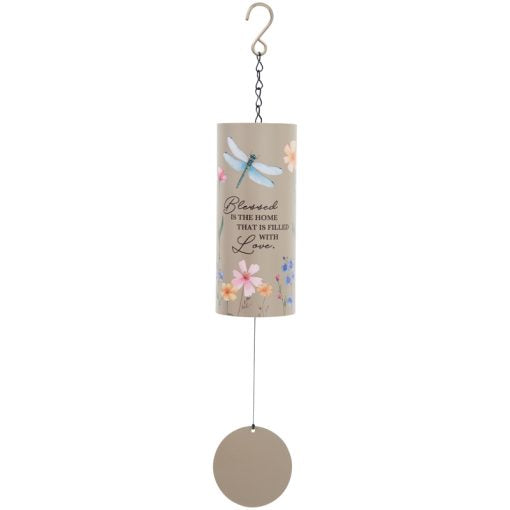Windchime-18"-Filled With Love-Cylinder