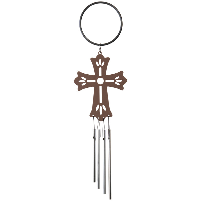 Windchime-Door Hanger-14"-Cross