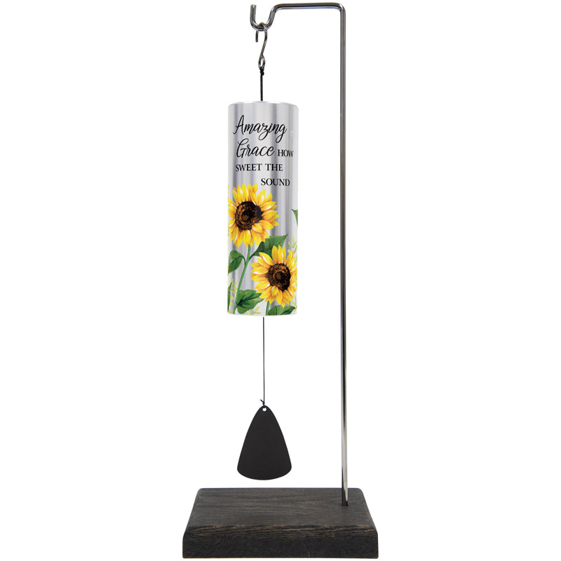 Windchime-12.5"-Cylinder With Stand-How Sweet The Sound